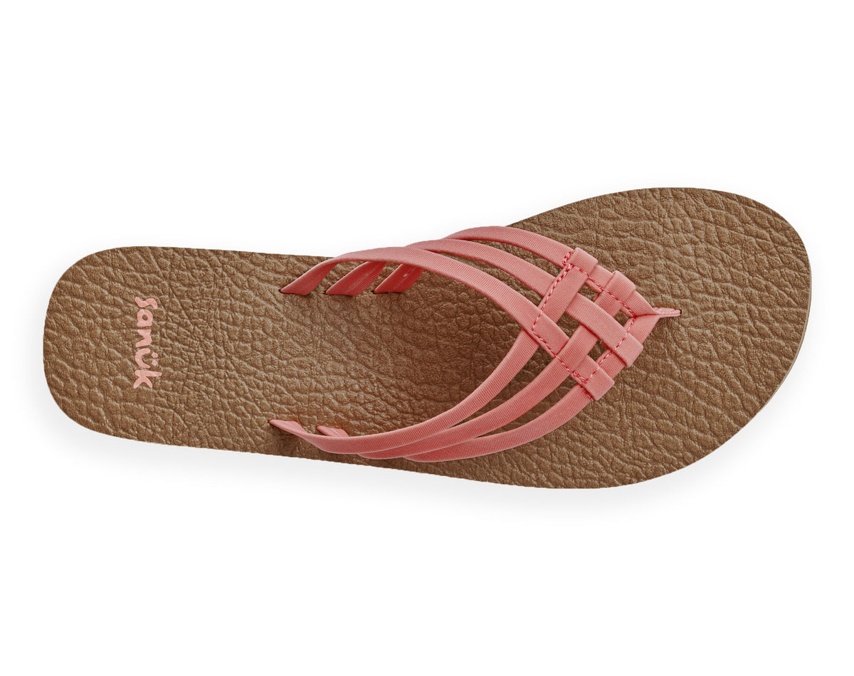 Sanuk Women's Yoga Sandy Sandal in Tobacco Brown - Sandals