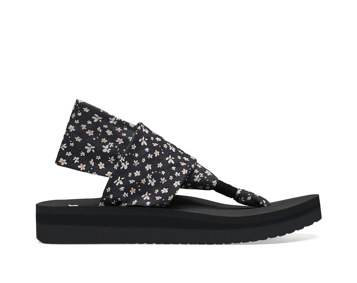 WOMEN'S SLING ST MIDFORM MICROFLORAL BLACK | Sanuk Australia