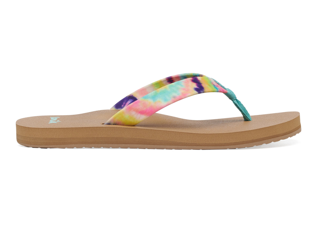 WOMEN'S ASHLAND ST TIE DYE TURQUOISE MULTI | Sanuk Australia