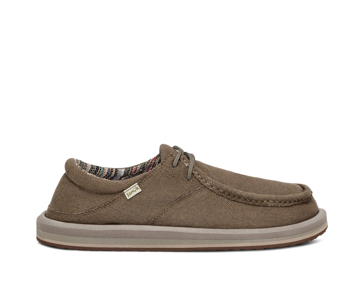 MEN'S SINGLE FIN - BROWN | Sanuk Australia