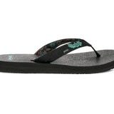 WOMEN'S YOGA PARADISE 2 - Black Paradise Palms
