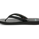 WOMEN'S YOGA PARADISE 2 - Black Paradise Palms