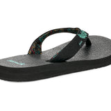 WOMEN'S YOGA PARADISE 2 - Black Paradise Palms