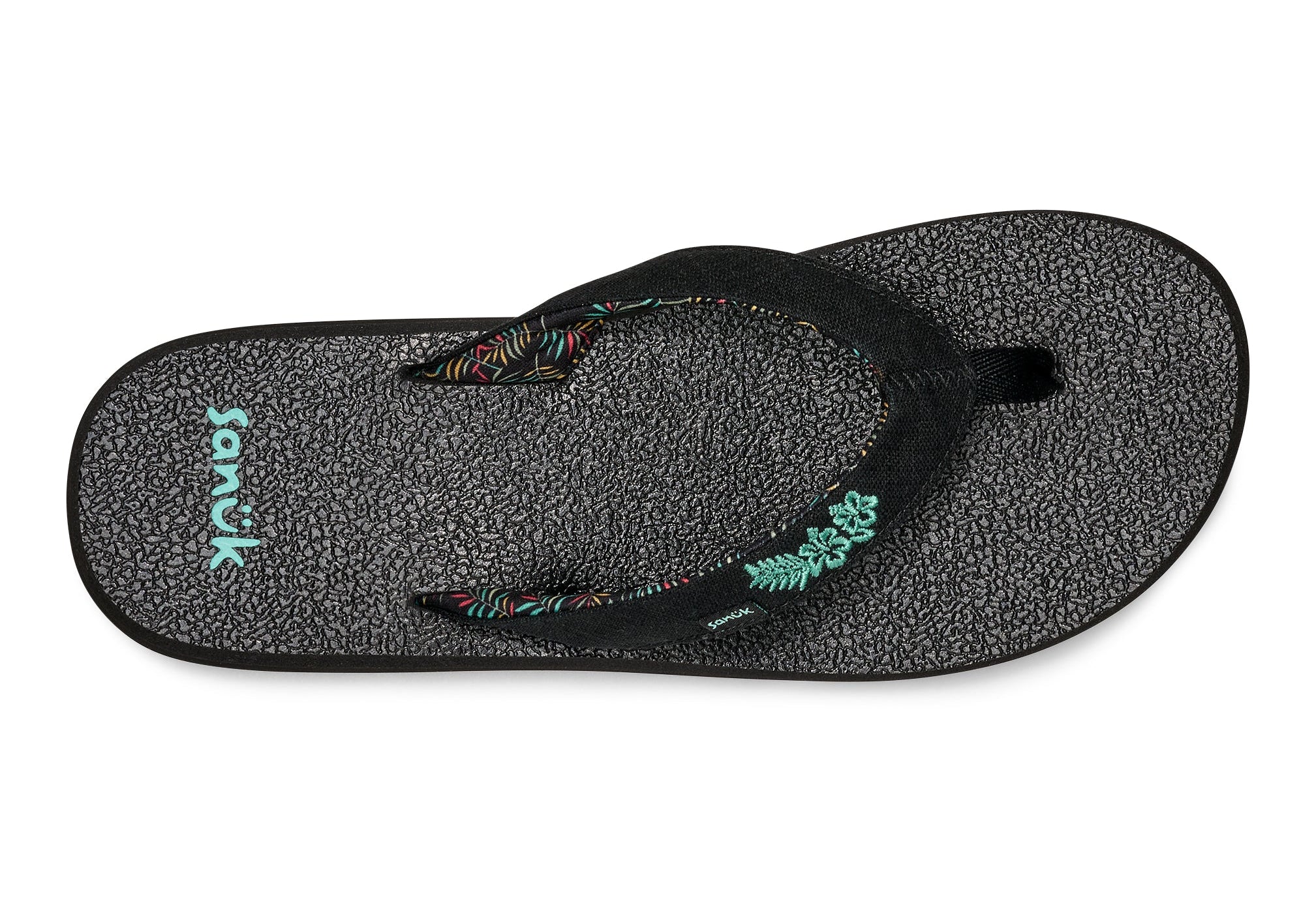 WOMEN'S YOGA PARADISE 2 - Black Paradise Palms