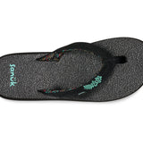 WOMEN'S YOGA PARADISE 2 - Black Paradise Palms