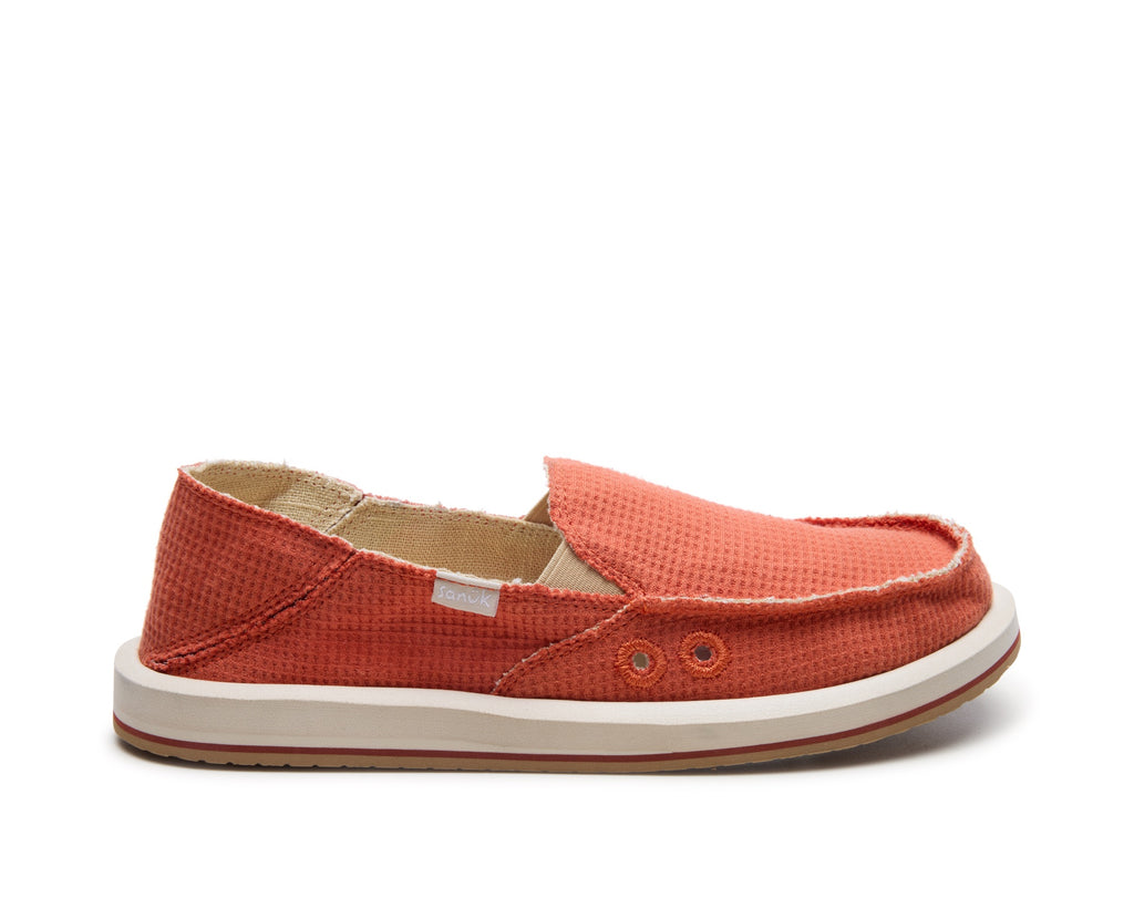 WOMEN'S DONNA WAFFLE KNIT - Picante