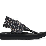 WOMEN'S SLING ST MIDFORM MICROFLORAL BLACK
