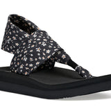 WOMEN'S SLING ST MIDFORM MICROFLORAL BLACK