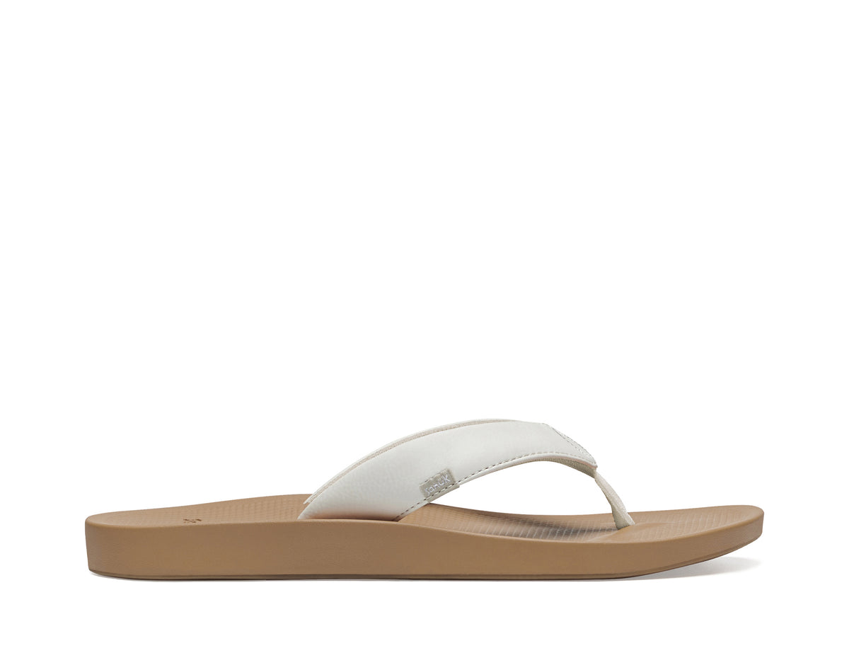 WOMEN'S COSMIC YOGA MAT WHITE / TAN | Sanuk Australia