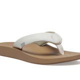 WOMEN'S COSMIC YOGA MAT WHITE / TAN