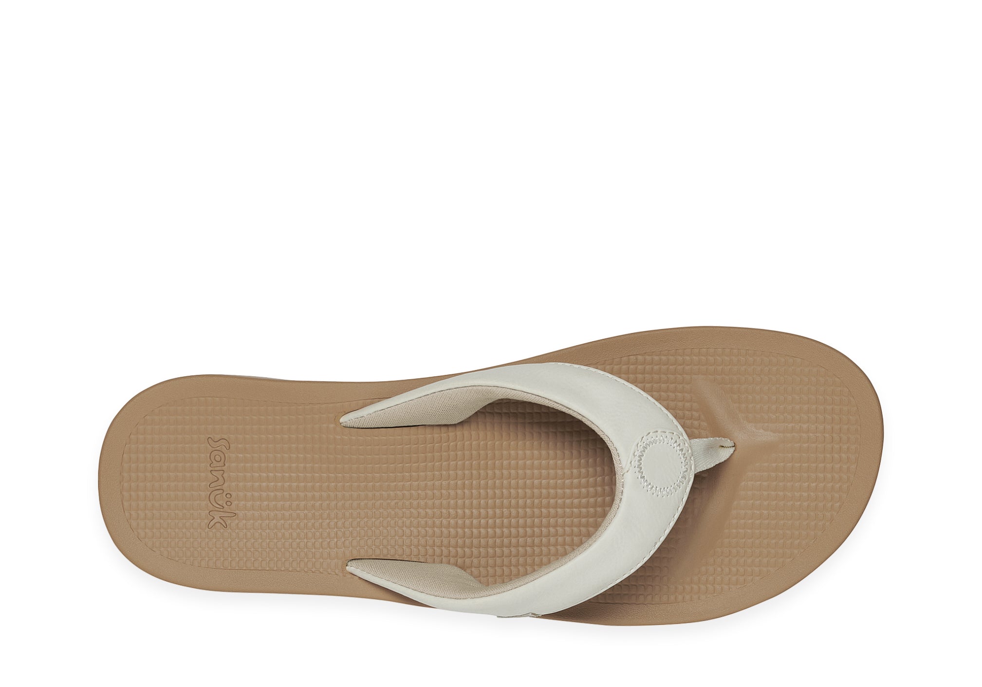 WOMEN'S COSMIC YOGA MAT WHITE / TAN