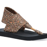 WOMEN'S SLING ST CHEETAH TAN MULTI