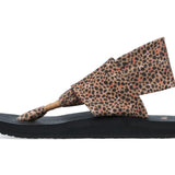 WOMEN'S SLING ST CHEETAH TAN MULTI