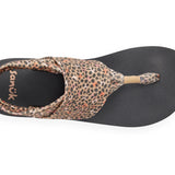 WOMEN'S SLING ST CHEETAH TAN MULTI