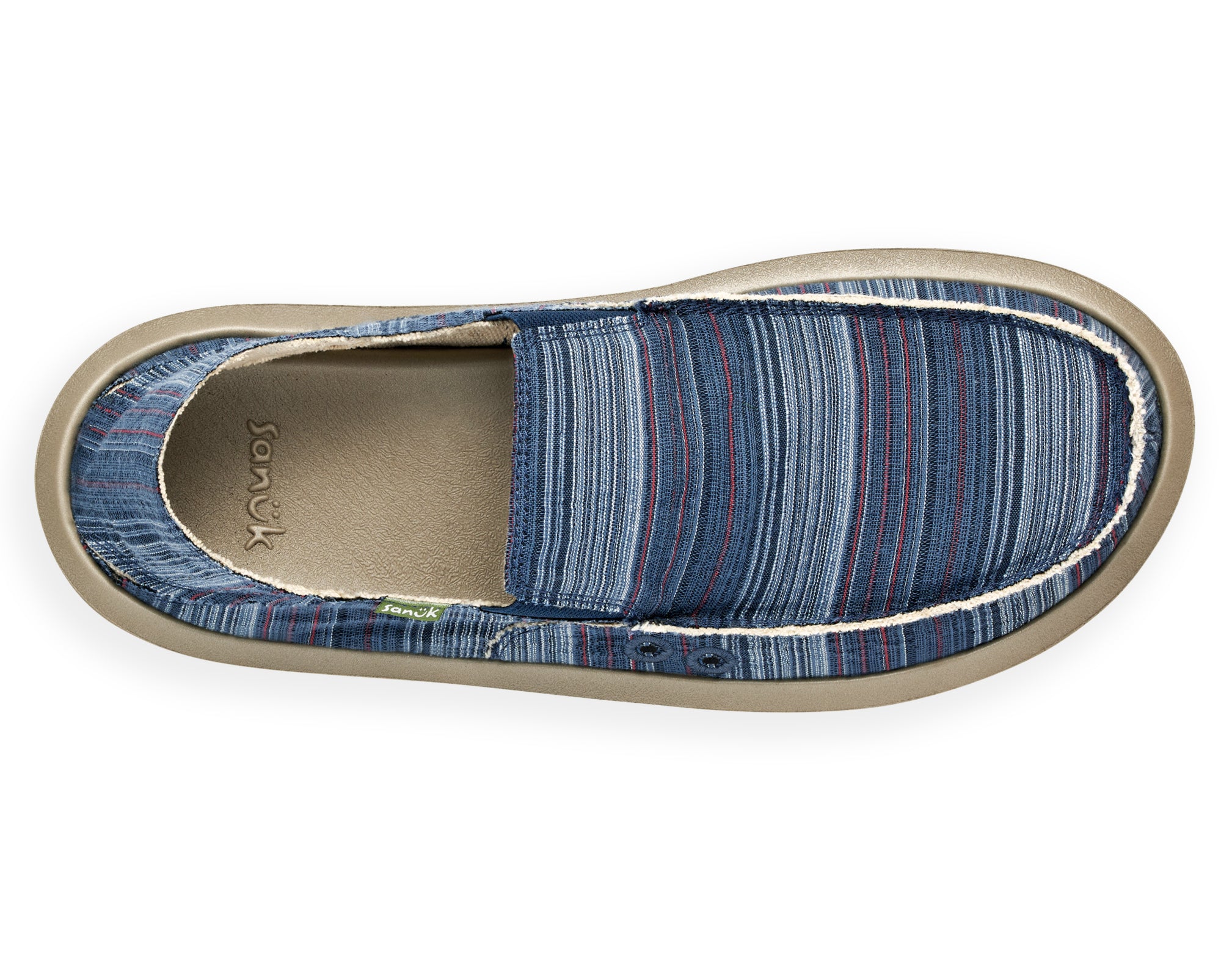 MEN'S VAGABOND ST FUNK INDIGO STRIPE | Sanuk Australia