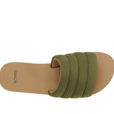 WOMEN'S PUFF N SLIDE ST DARK OLIVE