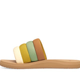 WOMEN'S PUFF N SLIDE ST SAGE / MUSTARD