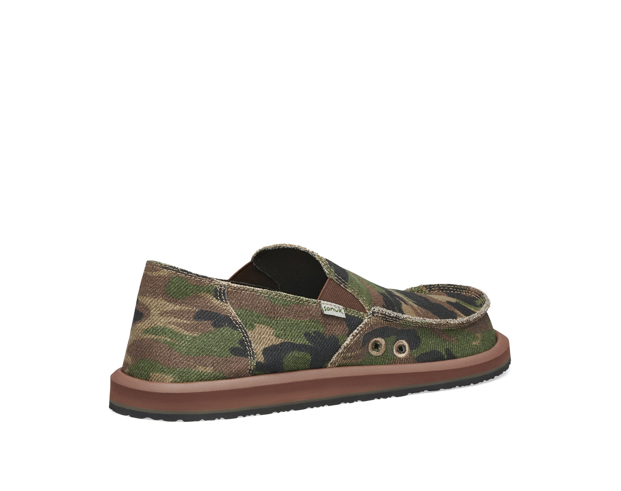 NEW Men’s Sanuk Sidewalk Surfer Slip On Camo/Southwestern Print Shoes HTF {13} The Sidewalk Surfers Collection | Legendary Comfort – Sanuk main image 4